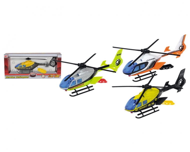 Вертолет с носилками, 3 вида, 24 см.  